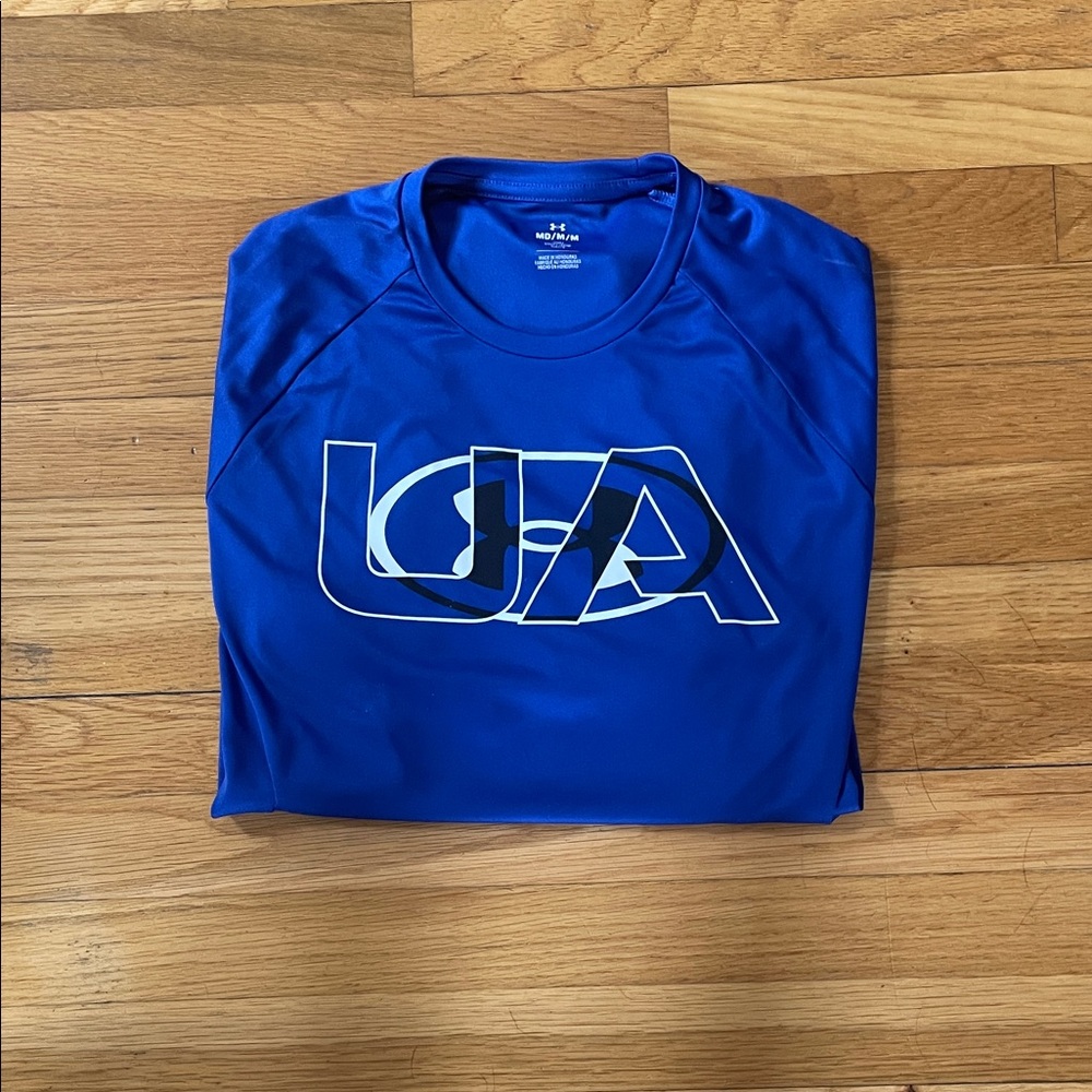 Under Armour Royal Blue USA Tee